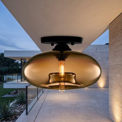 Plafoniera LED Moderna in Vetro | Vetraluce