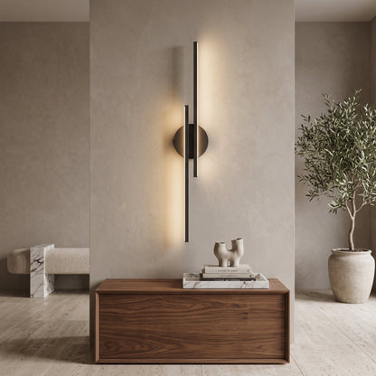 Applique LED Moderna Doppia da Parete | Lumivento