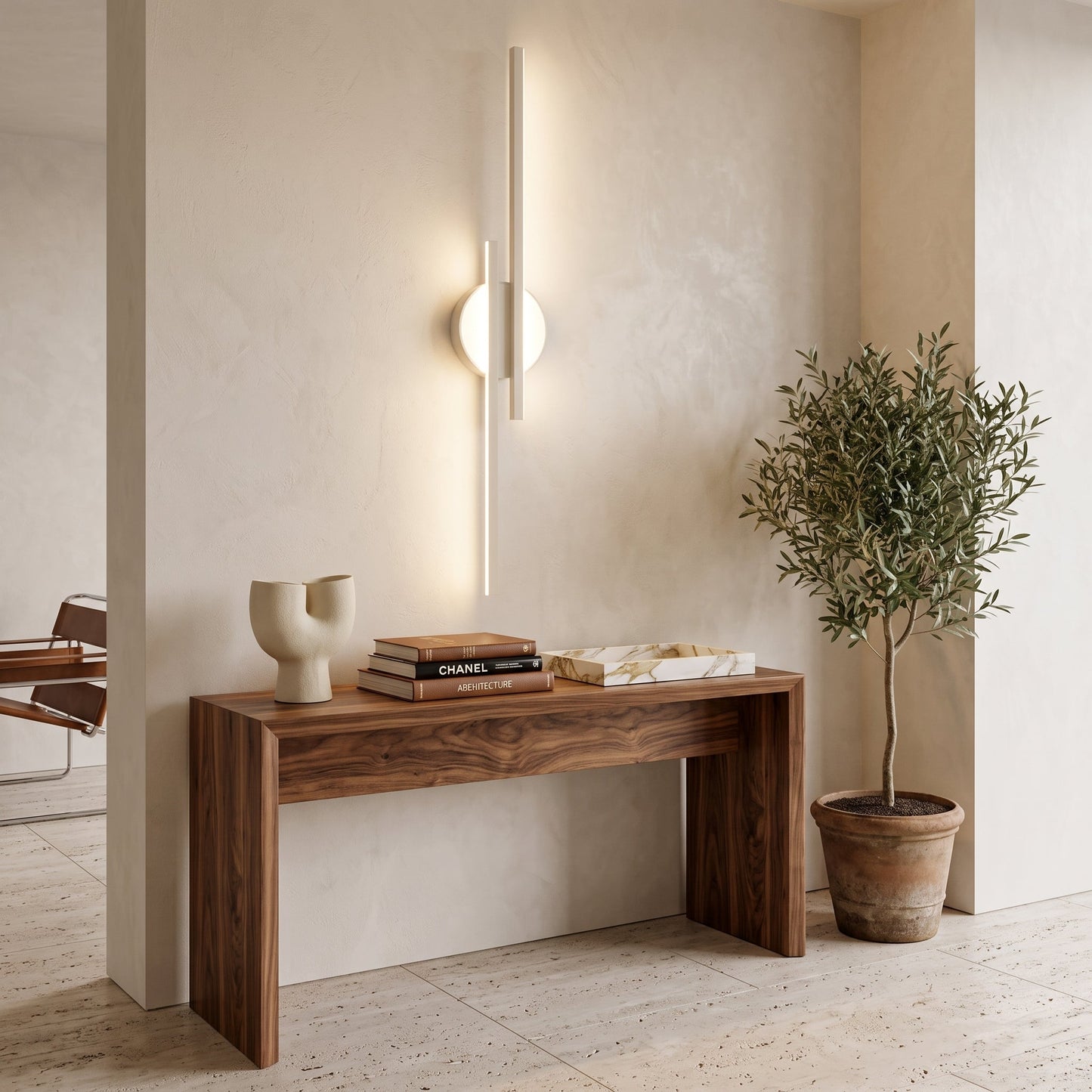 Applique LED Moderna Doppia da Parete | Lumivento