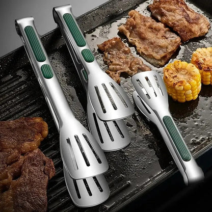 Pinza da Cucina Antiscivolo in Acciaio Inossidabile per Servire e Cucinare | Ferravio