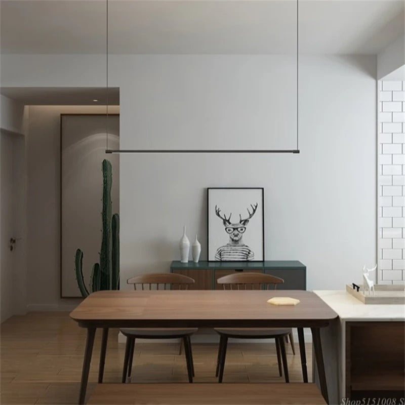 Lampada a Sospensione LED Lineare Minimalista Moderna | Lumivento