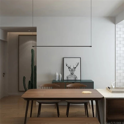 Lampada a Sospensione LED Lineare Minimalista Moderna | Lumivento