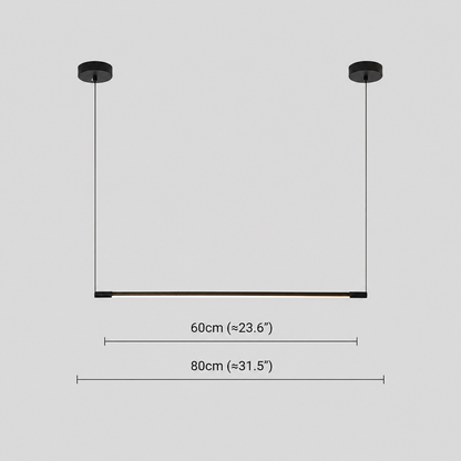 Lampada a Sospensione LED Lineare Minimalista Moderna | Lumivento