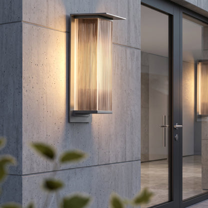 Lampada Parete Esterno LED Impermeabile Verticale | Fonteluce