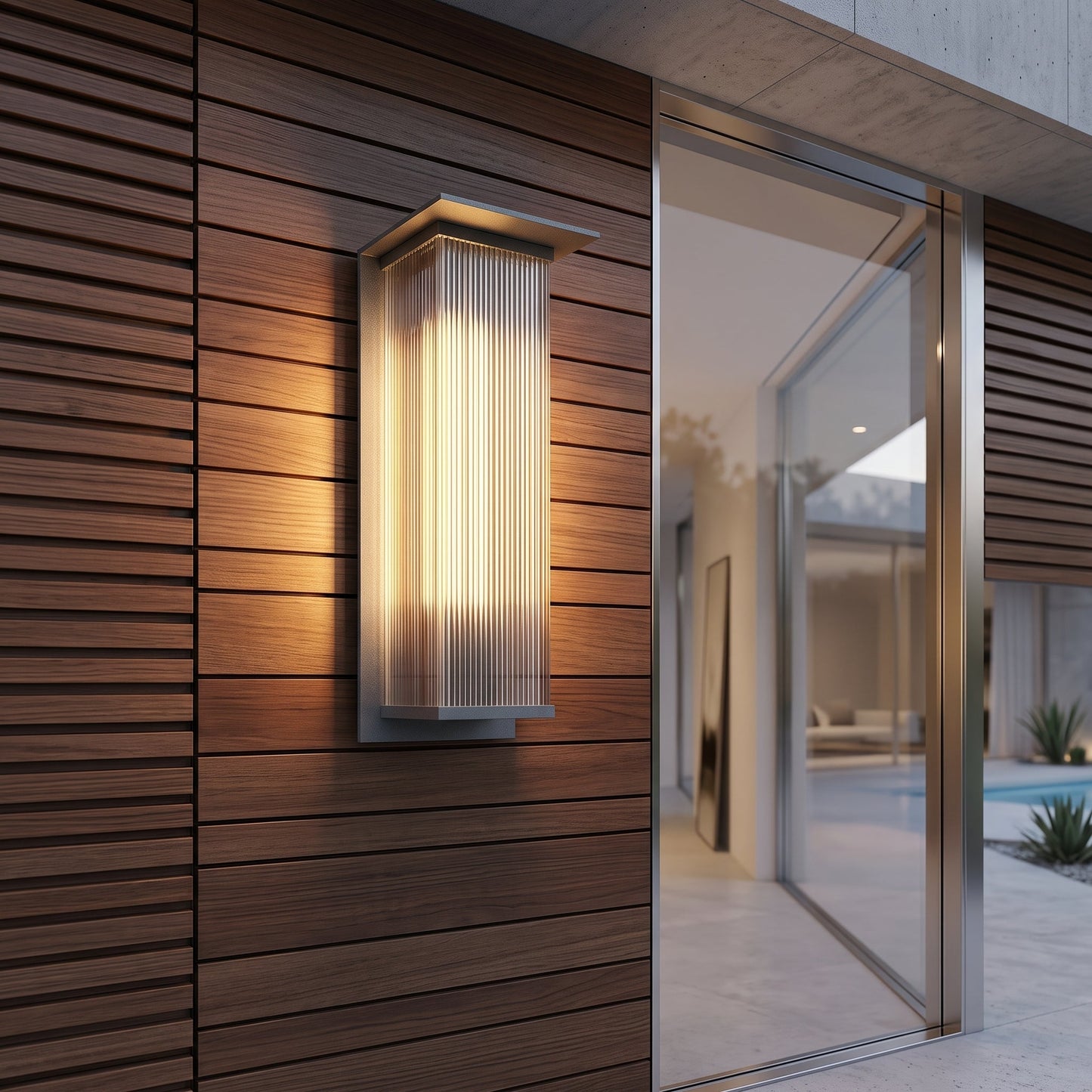 Lampada Parete Esterno LED Impermeabile Verticale | Fonteluce