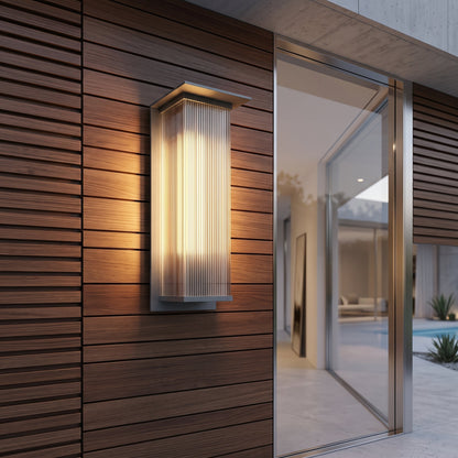 Lampada Parete Esterno LED Impermeabile Verticale | Fonteluce