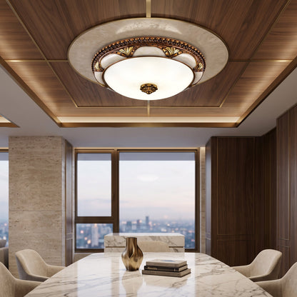 Plafoniera LED Rotonda Art Déco Elegante Moderna | Bellavento