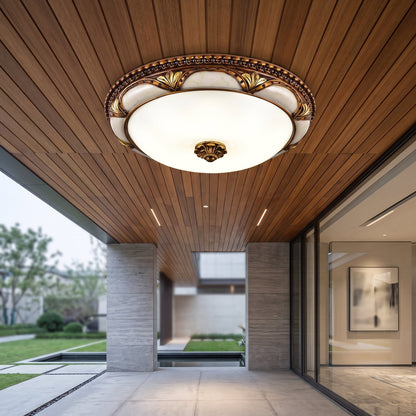 Plafoniera LED Rotonda Art Déco Elegante Moderna | Bellavento