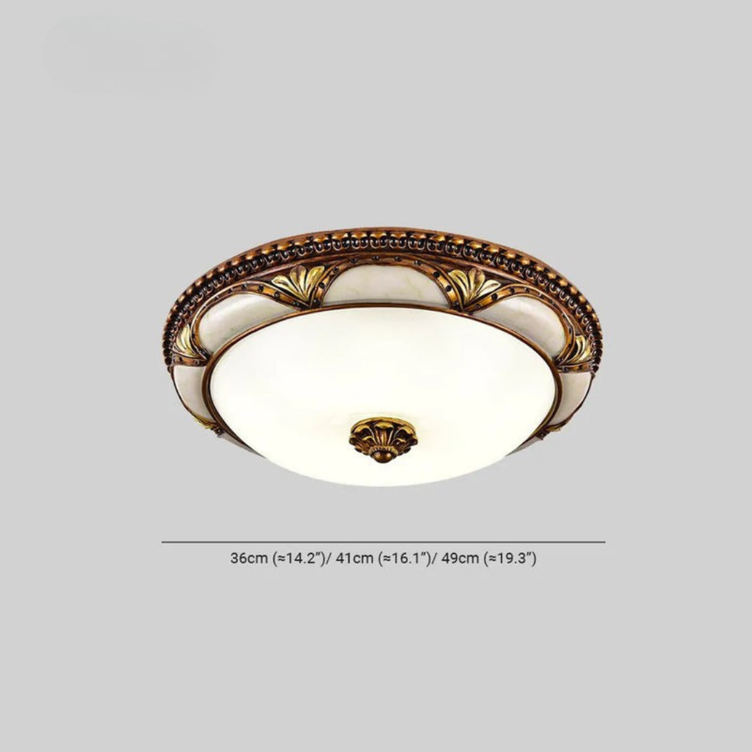 Plafoniera LED Rotonda Art Déco Elegante Moderna | Bellavento