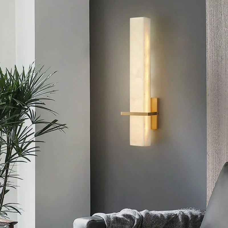 Applique LED Effetto Marmo Design Minimalista Moderno | Lucedoro