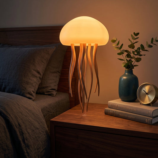 Lampada Notturna LED Medusa Controllo Vocale | Medusia