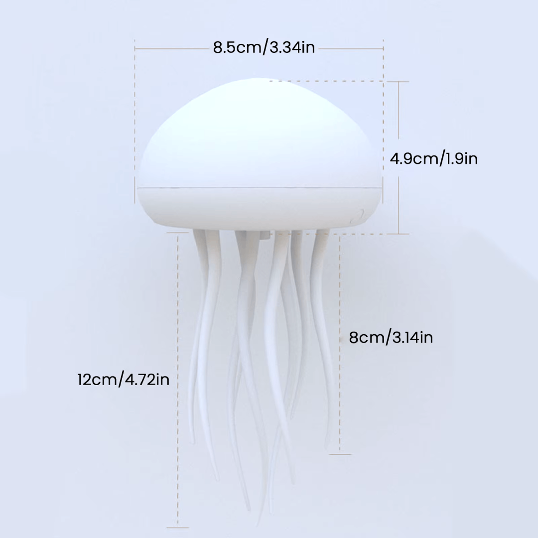 Lampada Notturna LED Medusa Controllo Vocale | Medusia