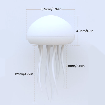 Lampada Notturna LED Medusa Controllo Vocale | Medusia