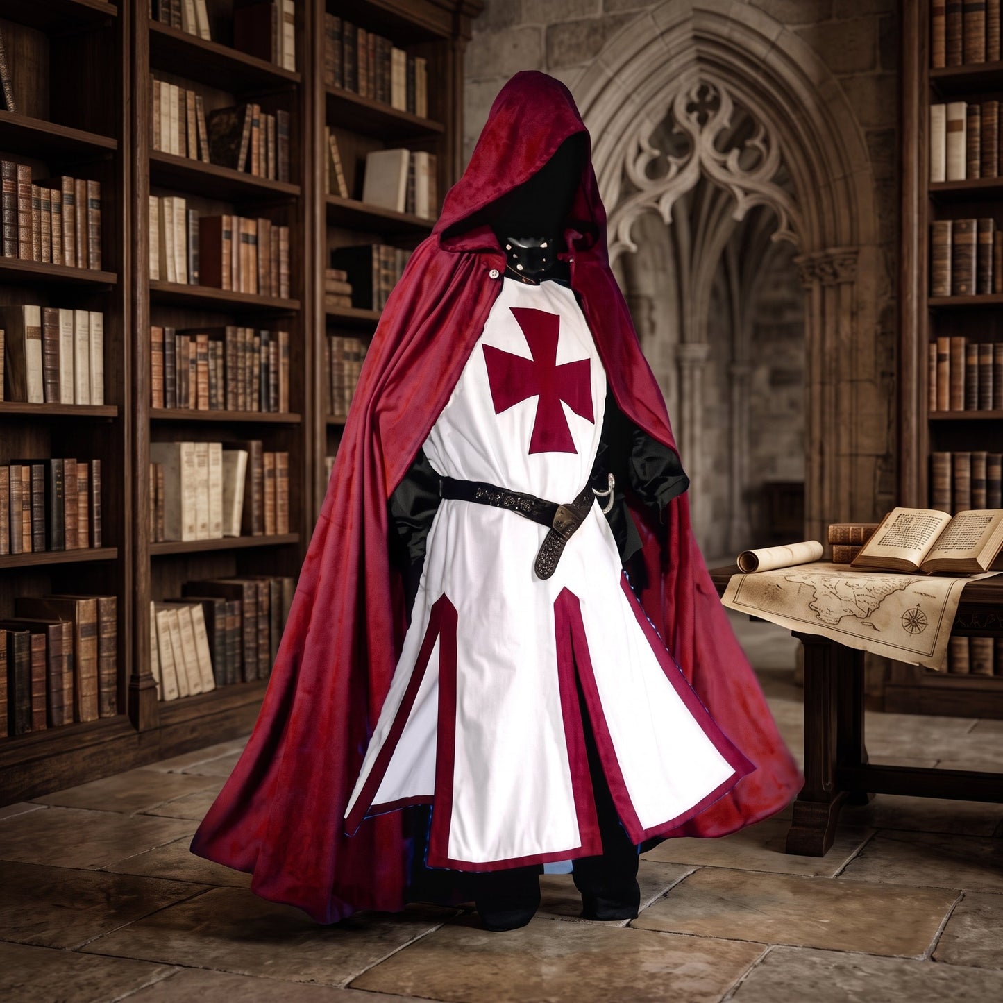 Mantello Medievale Con Cappuccio Per Cosplay Storico | Fontebella