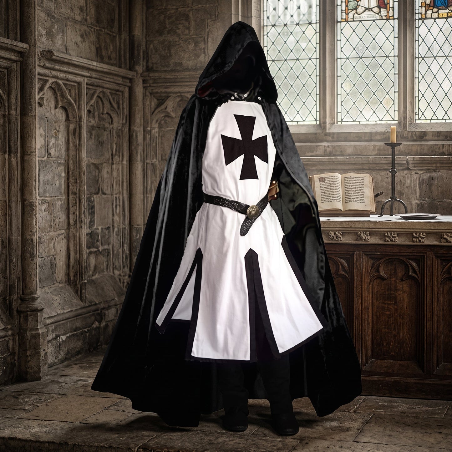 Mantello Medievale Con Cappuccio Per Cosplay Storico | Fontebella