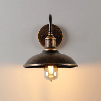 Lanterna LED da Parete Esterna con Struttura Curva | Lucesole