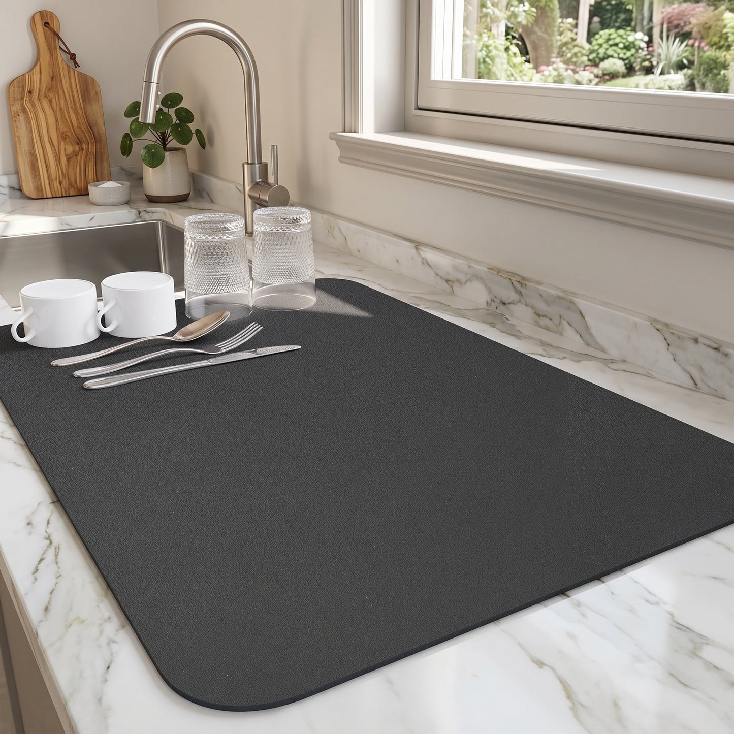 Tappetino Asciugapiatti Assorbente Antiscivolo Cucina | Dryvora