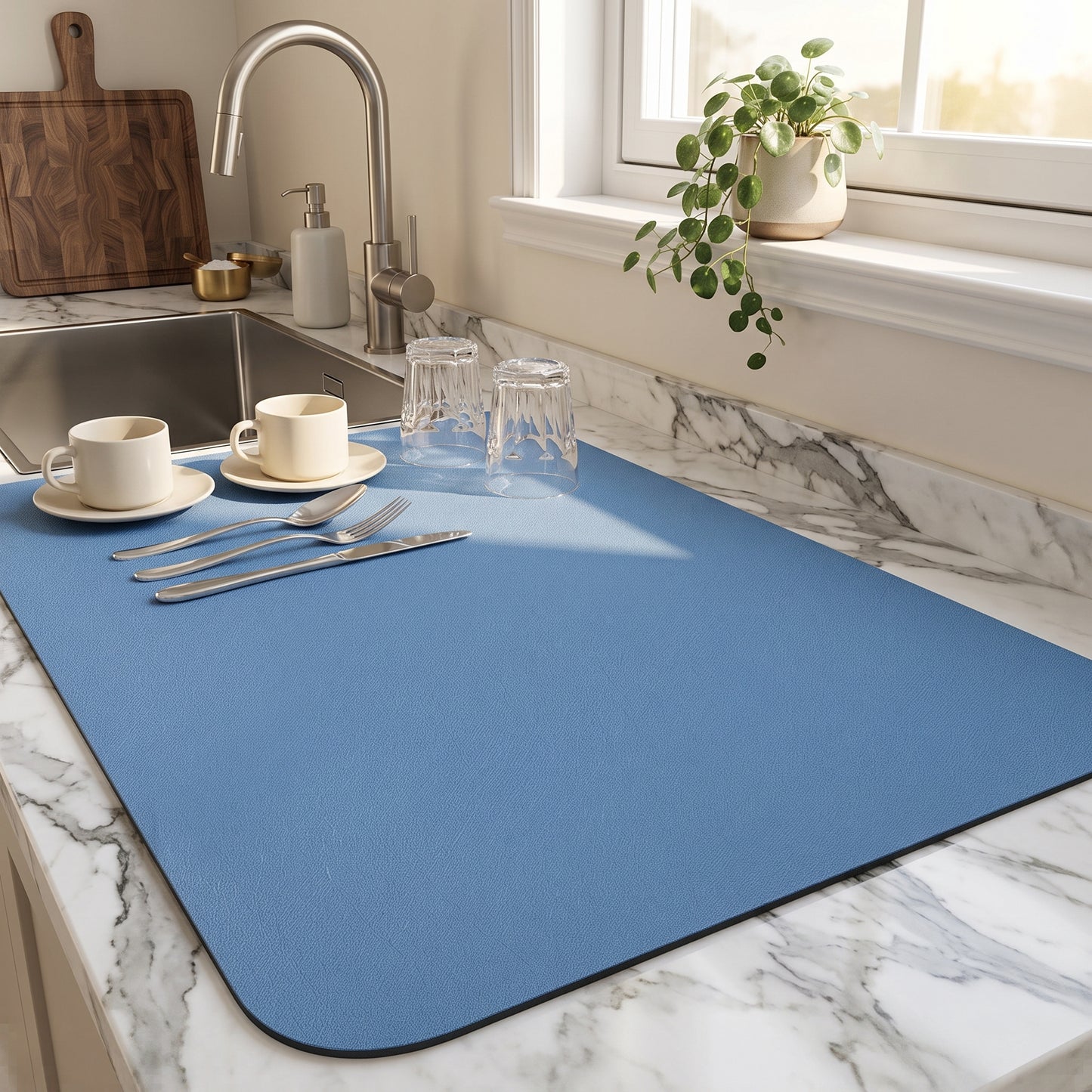 Tappetino Asciugapiatti Assorbente Antiscivolo Cucina | Dryvora