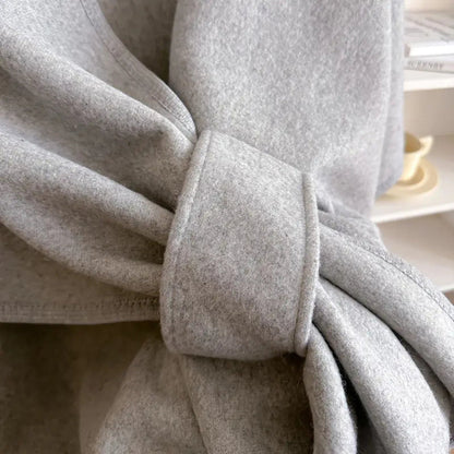 Poncho Scialle Invernale Double Face Donna | Veloura