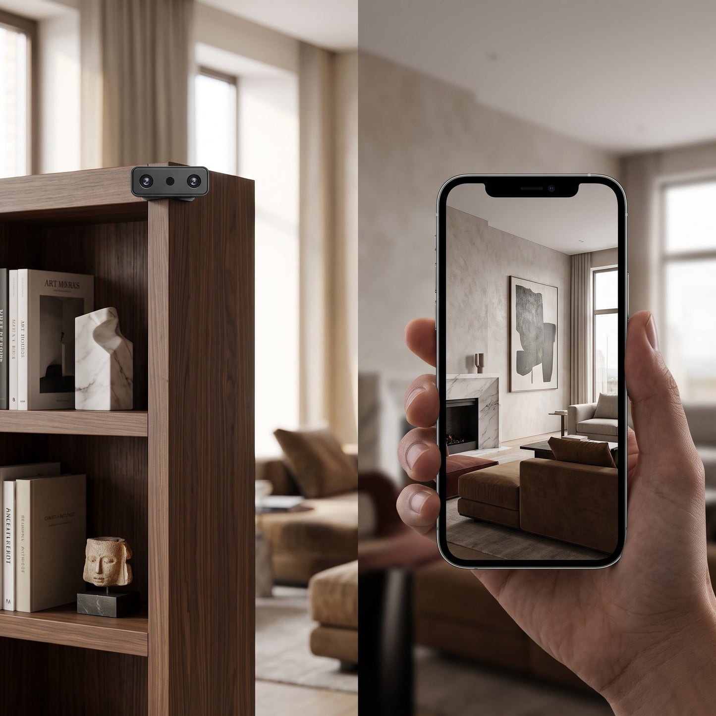 Mini Telecamera WiFi Sorveglianza Interni Visione Notturna Compatta | Fioravento