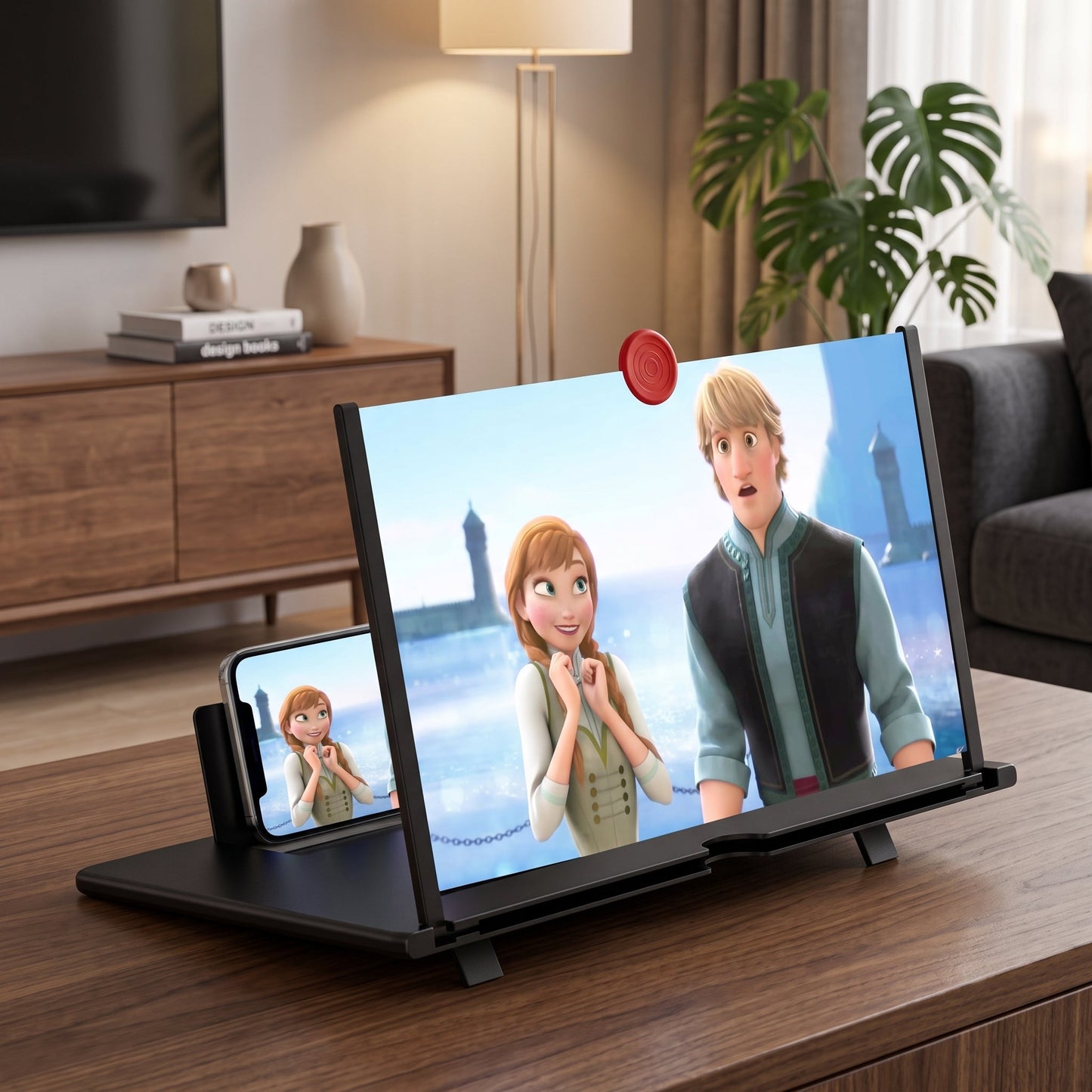 Schermo Ingrandito per Smartphone con Supporto Pieghevole Portatile | Ekranova