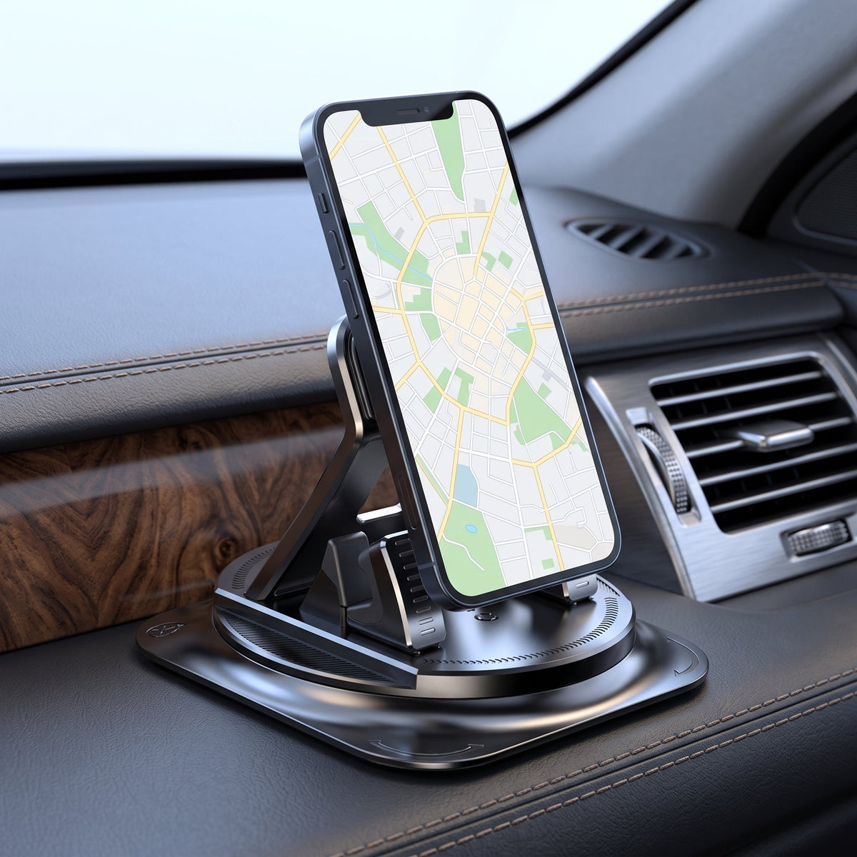 Supporto Auto Girevole Antiscivolo per Smartphone | Vallamare