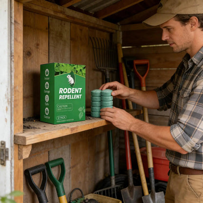 Repellenti Compatti per Casa Giardino e Garage Set di 12 Pezzi | Dorabella