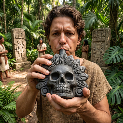 Fischietto Teschio Azteco Effetto Sonoro Horror | Fiorasole