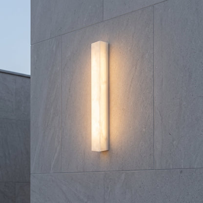 Modern Marble Rectangular LED Wall Light Fixture | Bellalago