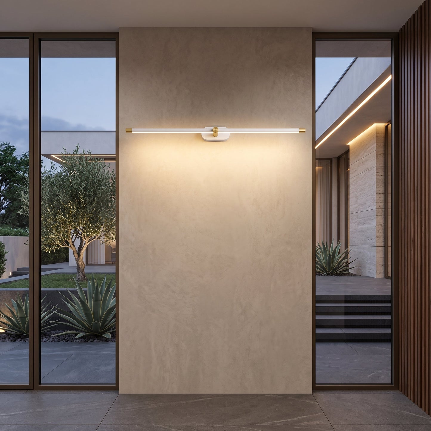 Lampada Parete LED Lineare Moderna per Specchio Bagno | Lucemora