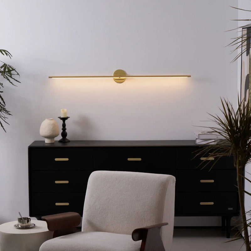 Lampada Parete LED Lineare Moderna per Specchio Bagno | Lucemora