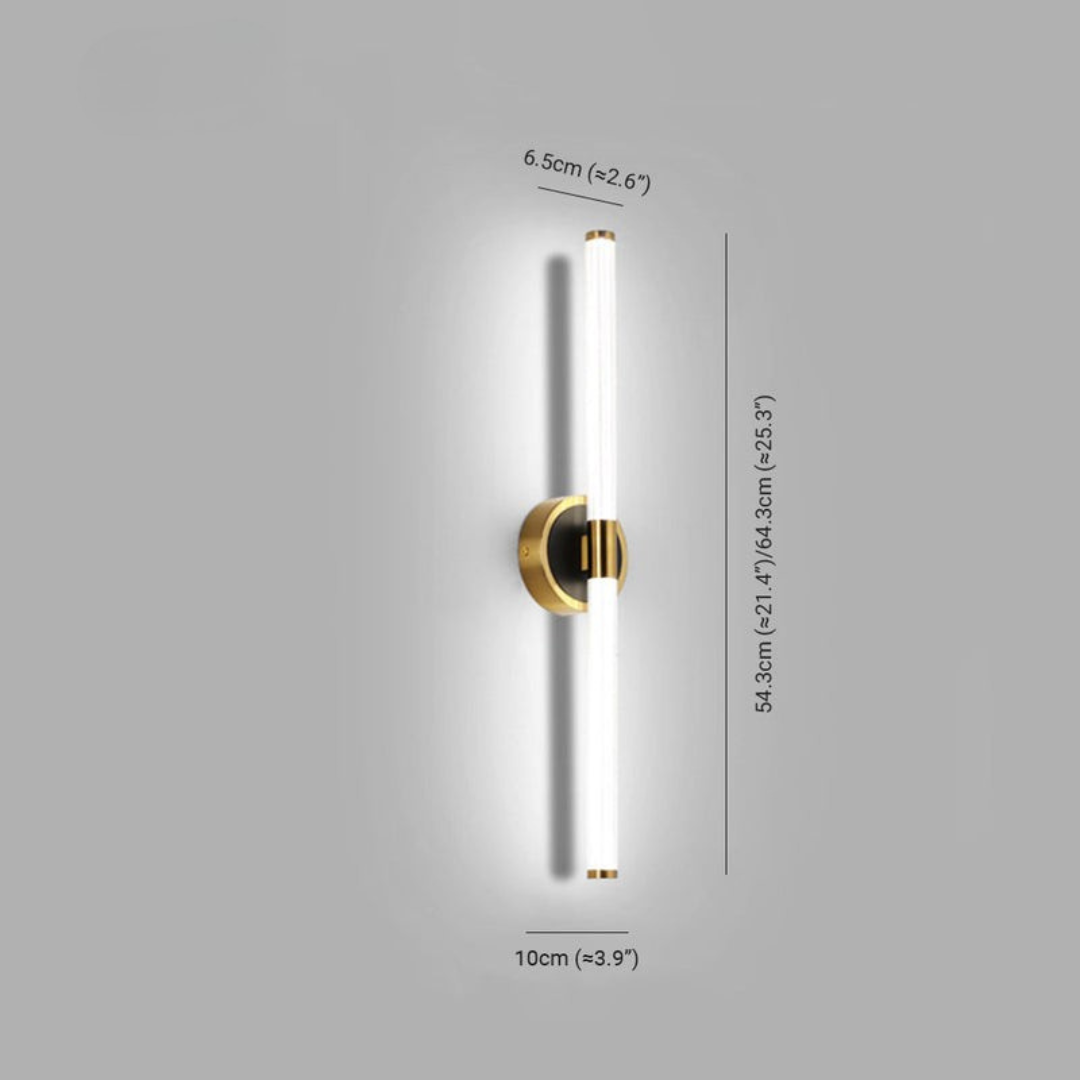 Lampada LED Lineare in Acrilico da Parete Interni | Monteverde