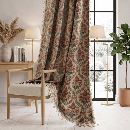 Tenda Floreale Oscurante con Motivo Botanico Classico | Fioravela