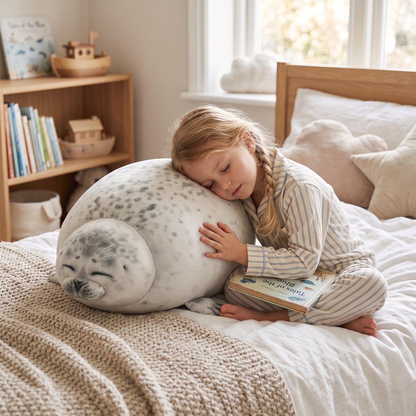 Foca Morbida Rotonda Peluche per Bambini da Coccolare | Bellacosta