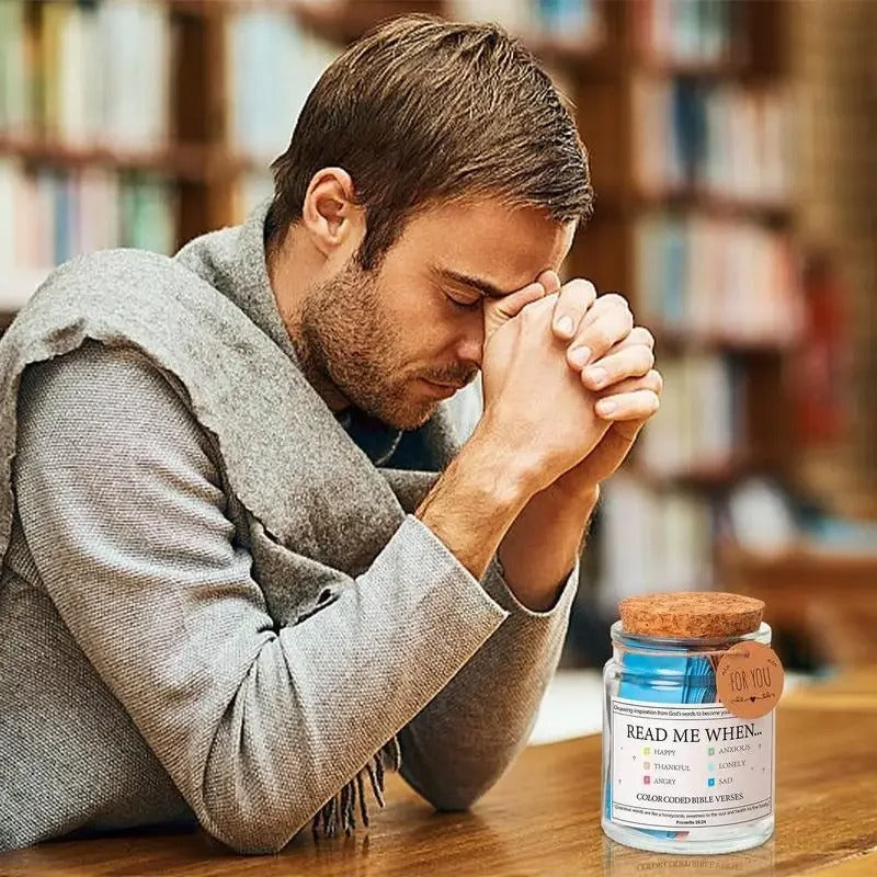 Barattolo con Citazioni Bibliche Ispiratrici per Ogni Giorno | Casabellaio
