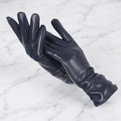 Classiche Guanti Donna Design Cuciture Polsino | Bellafiora