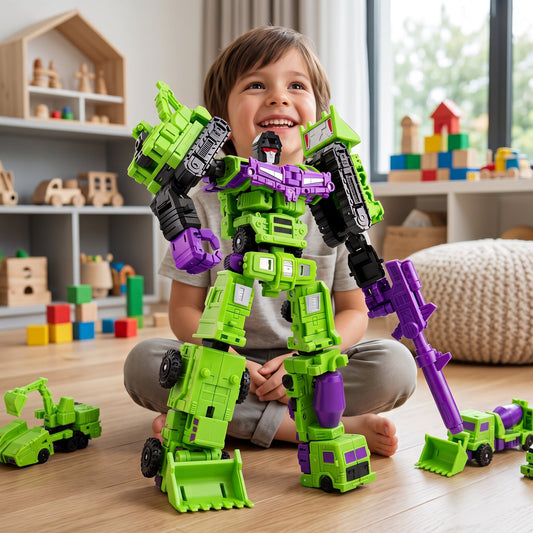 Robot Trasformabile 6 in 1 con Sei Modelli | Casabellafiore