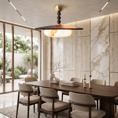 Lampada da Soffitto Moderna in Marmo e Rame | Lucerosa