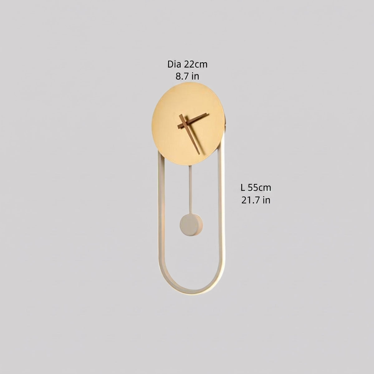 Lampada LED Circolare da Parete con Design Orologio | Bellavista