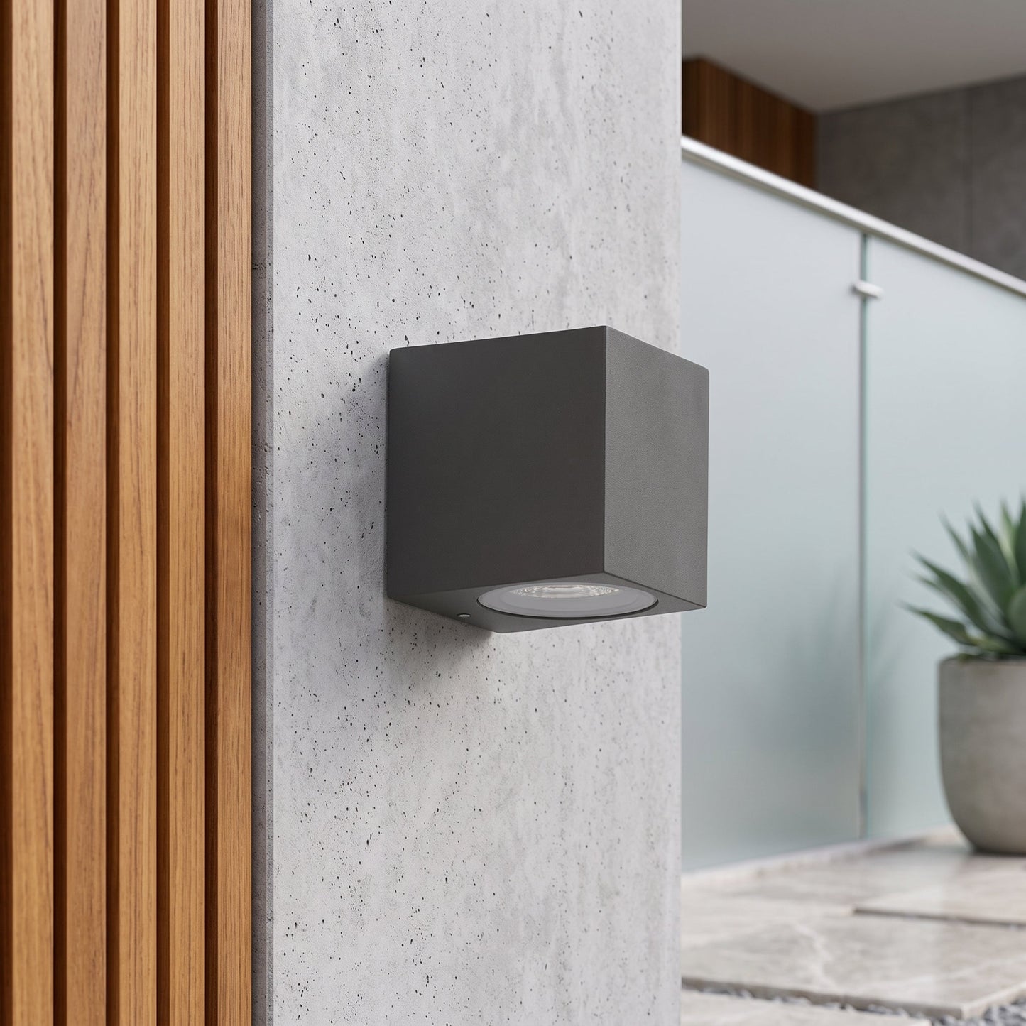 Illuminazione Esterna Cilindrica LED Sopra Sotto da Parete | Casafresca