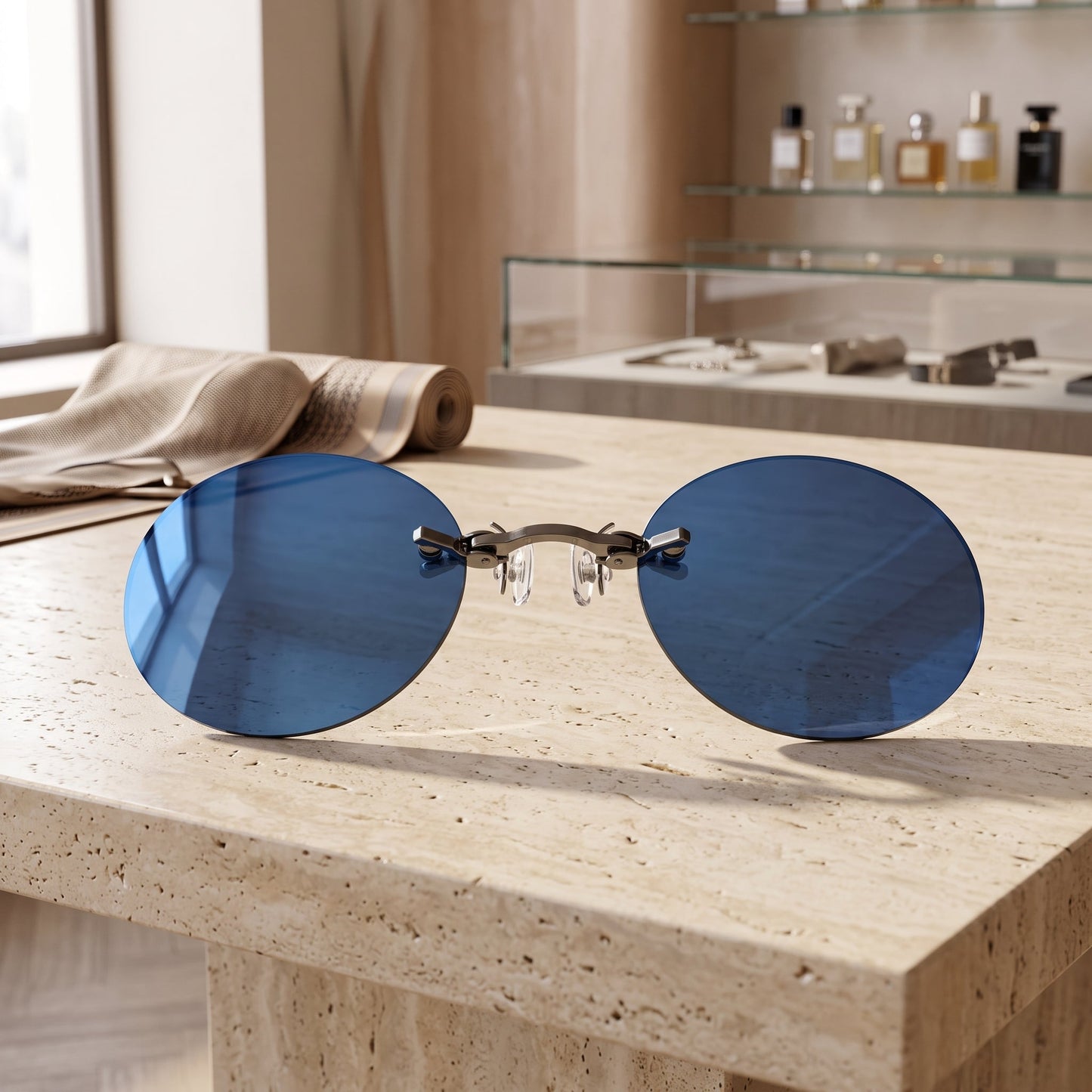 Occhiali da Sole Rotondi Clip On Senza Montatura UV400 | Aquabella