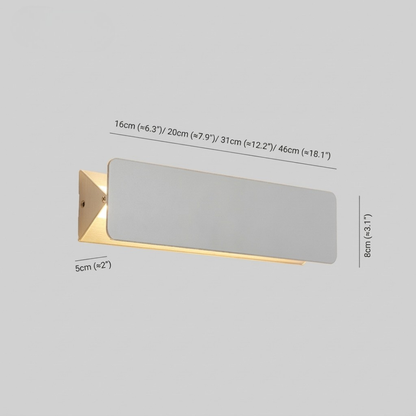 Lampada da Parete LED in Metallo Orientabile dal Design Minimalista | Dolcelina