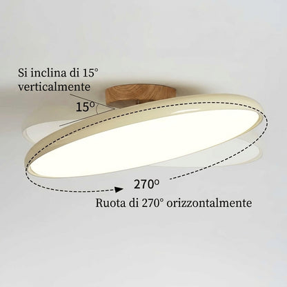 Plafoniera LED Moderna Regolabile per Interni Contemporanei | Dravionex