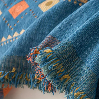 Copridivano Boho Jacquard Antiscivolo Universale per Divano | Armonevia