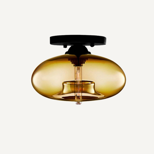 Plafoniera LED In Vetro Da Soffitto Moderna | Casalume