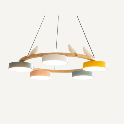 Lampada Sospensione LED Bauhaus Colorata Design Artistico | Valloro