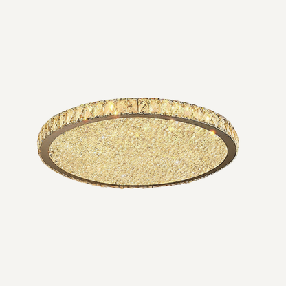 Lampadario Cristallo LED Soffitto Rotondo Design Elegante | Pietrabella