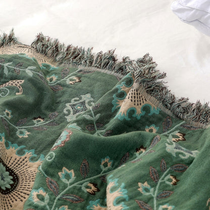 Coperta Mandala Reversibile Cotone Divano Letto Estiva | Bellafonte