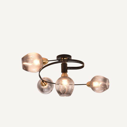 Lampadario Soffitto Sfere Vetro Moderno Elegante LED | Lucemare
