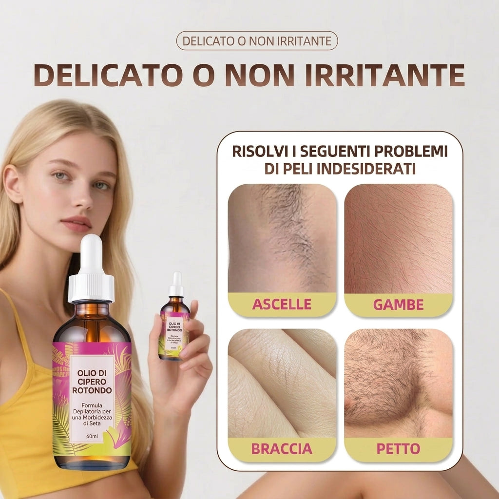 Olio Pelle Dopodepilazione Donna Delicato Naturale | Casafiaba